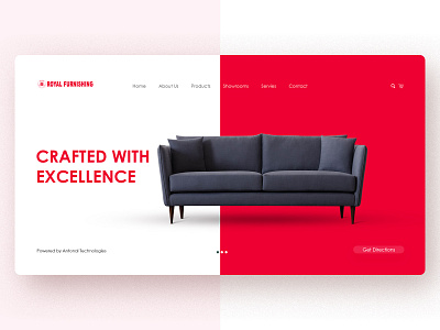 Royal Furniture Index UI design