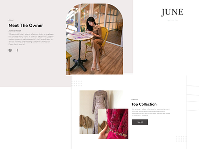 Fashion Homepage : By JUNE