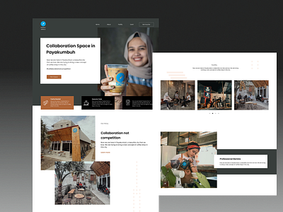 Barat Daya- Homepage Web Design branding cafe coffeeshop coffeshop design figma figmadesign illustration productdesign ui uidesign userinterface ux uxdesign vector webdesign