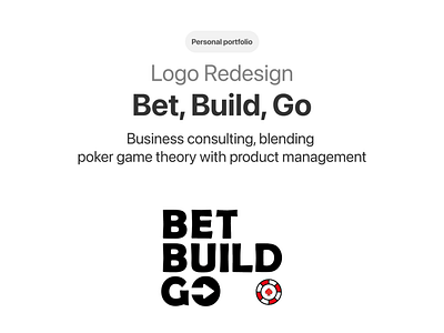 Bet Build Go Logo amateur branding design flat illustration logo logo design