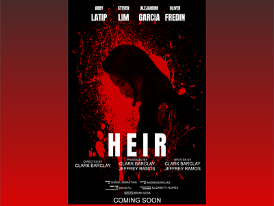 Heir Movie Poster design illustration