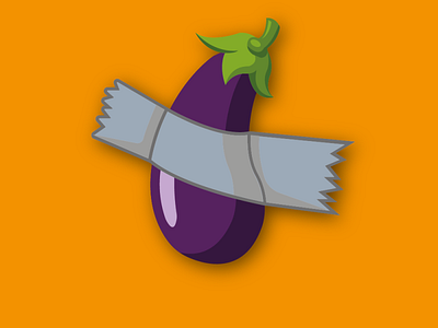 Eggplant Bondag.....nevermind... i'am art !!! art design illustration logo vector