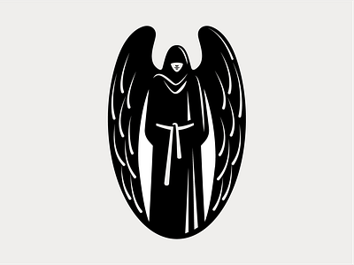 Angel Logo angel angel logo graphic design guardian logo human logo logo logotype wings