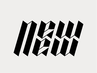 New New Lettering lettering logo logotype minimal design new new new new logo new new logotype type type logo