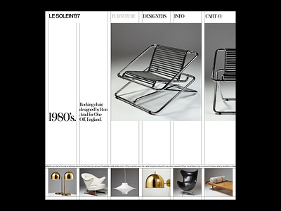 Le Solein'97 product page concept
