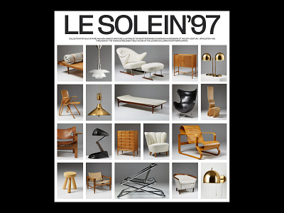 Le Solein'97 editorial design furniture website hero hero page minimal design ui ux ui design uiux design user experience user interface ux design web design web designer website website concept website design website homepage