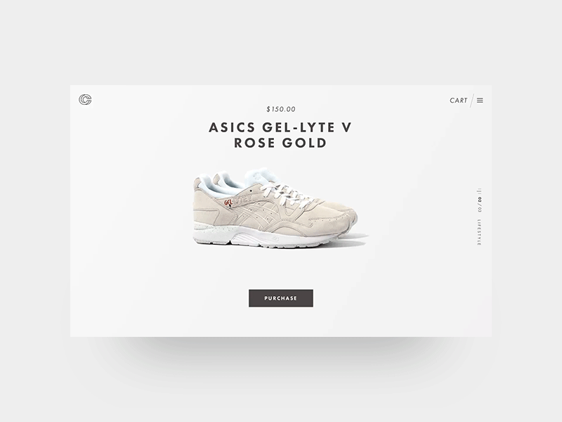Cncpts Product animation asics cncpts motion ui ux