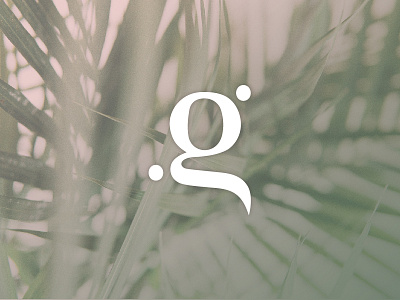 more work on my personal logo branding dots g icon j lines logo minimal plants typography white wordmark