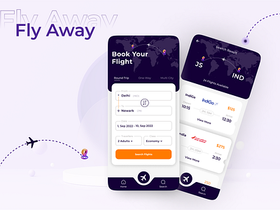 Flight Booking App Design ✈️