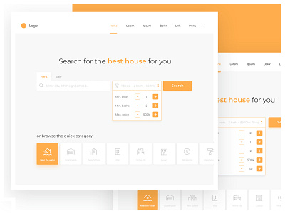 UX: Real Estate Search Engine category design quick realestate responsive search search engine ux web website