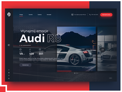 UX/UI: Car rental website cars design responsive trends ui ux web web platform webdesign website