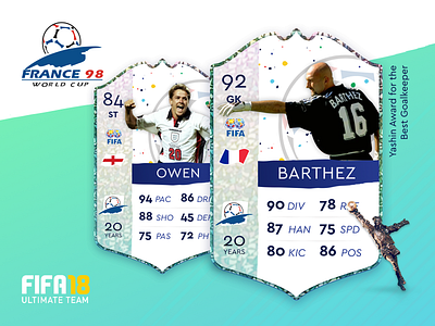 World Cup 98 FUT Cards - pt 2