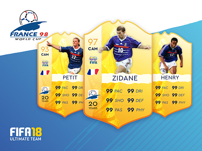 World Cup 98 FUT Cards - pt 3