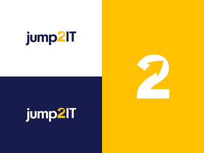 Jump2IT - Logo & Branding brand identity branding graphic design it jump2it logo logofolio magicflow technology web website