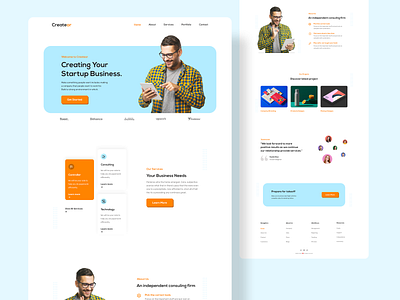 Createor Business Agency UI