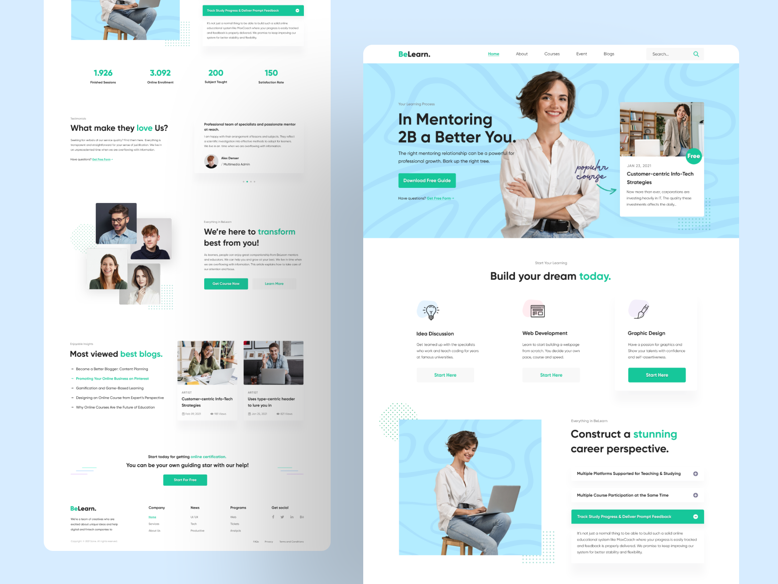 BeLearn. Web Exploration 2021 by Shakib Sane on Dribbble