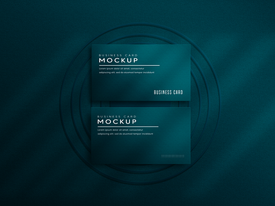 Business card mockup light