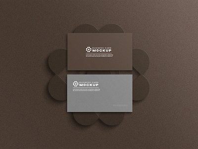 Business card mockup light