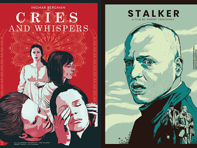 Tarkovsky vs Bergman posters