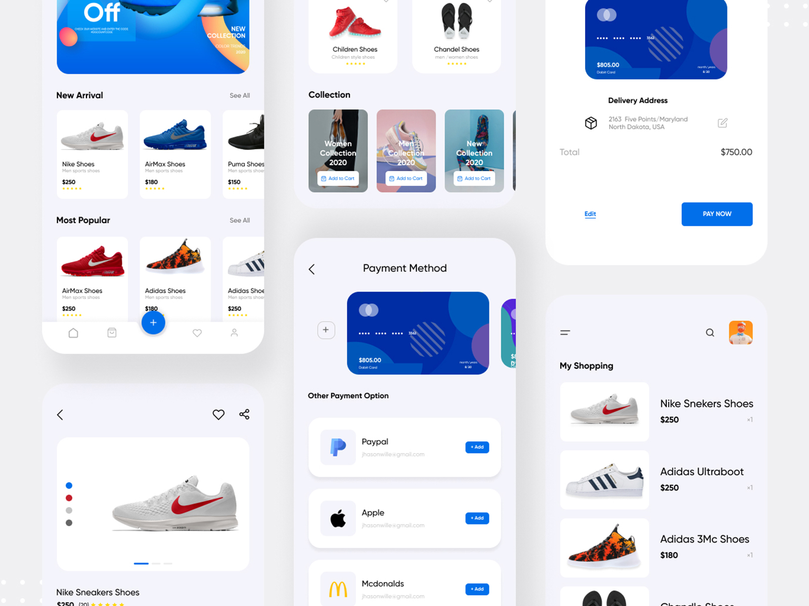 Shoes App by Hasan Mahmud on Dribbble