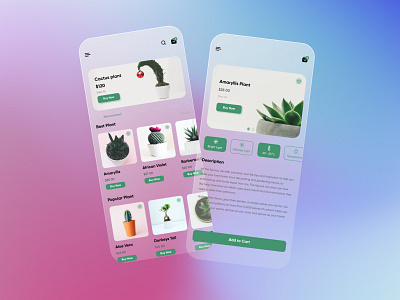 Plant app design