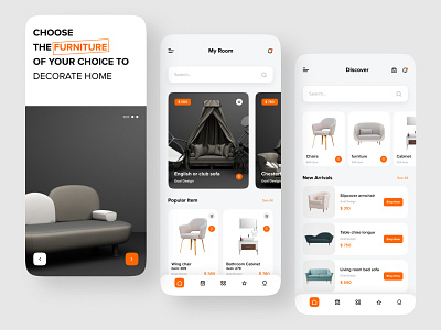 FURNITURA - Furniture Mobile App UI Kit