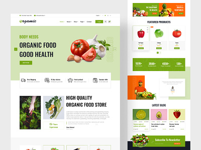 Orgamic -  Grocery & Organic Food Shop Website