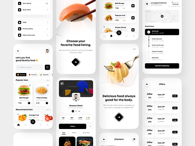 Foodlee - Food Mobile App Full Design