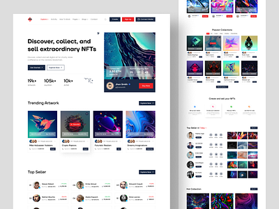 NFT Marketplace Website Design