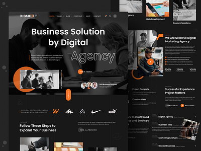 Digital Agency Website Concept