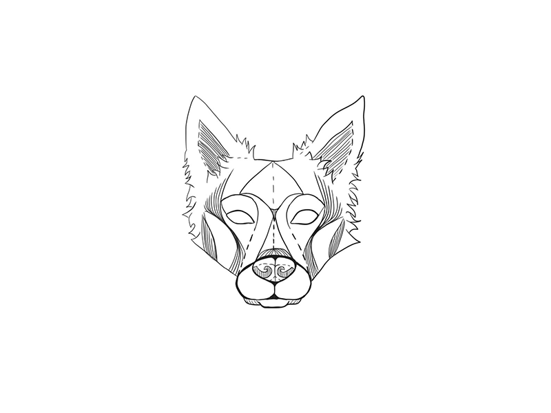 240 Tribal Dog Tattoo Drawings Illustrations RoyaltyFree Vector Graphics   Clip Art  iStock