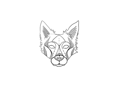 Dog lineart art artist drawing illustration tattoo tattoo art