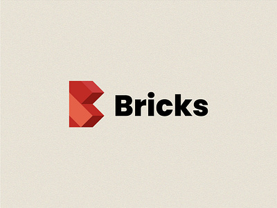 Bricks Logo brand bricks graphic design logo logo designer logos