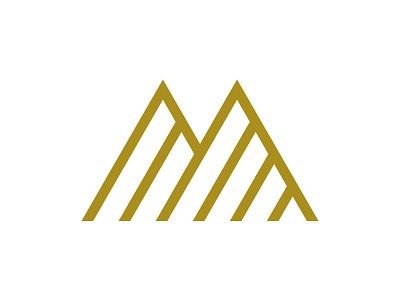 Real Estate Investment Company Logo branding corporate geometric investing investment logo m minimal modern mountain property real estate triangle