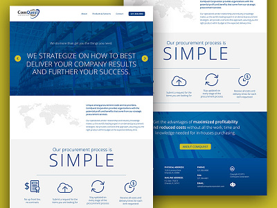 Comquest Website Concept