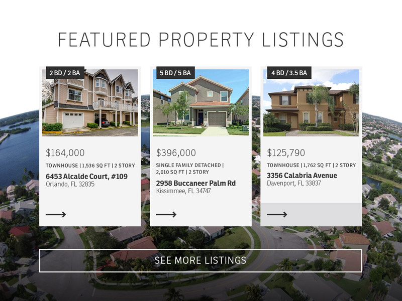 Real Estate Listings UI by Catherine Vasquez on Dribbble