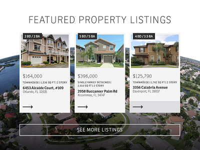 Real Estate Listings UI