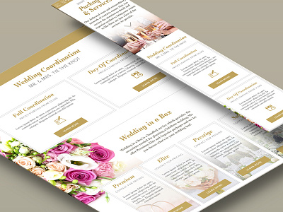 Wedding and Special Event Planning Website Responsive