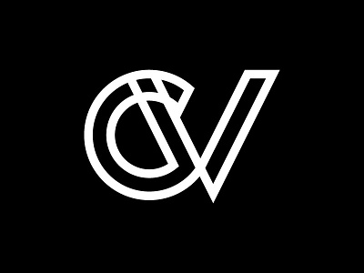 CV Logo branding cv designer logo logomark personal portfolio