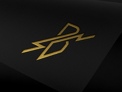 Letter B Lightning Bolt Logo