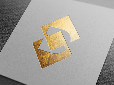 Jewelry Manufacturer Logo Concept d diamond jewelry letter minimal monogram negative space simple square