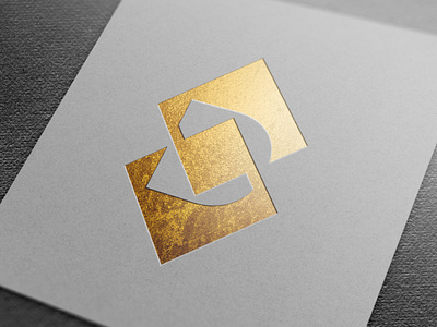 Jewelry Manufacturer Logo Concept d diamond jewelry letter minimal monogram negative space simple square