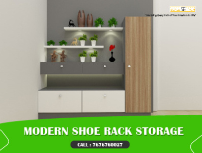 Modern Shoe Rack Design