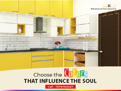 Colorful Kitchen Interior interior decor interior designers in bangalore