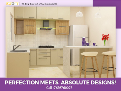 Kitchen Cabinet With Breakfast Counter interior designers in bangalore