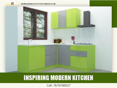 L Shaped Kitchen Interior Design Bangalore