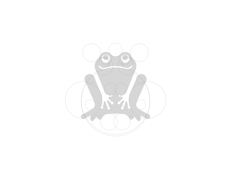 Frog frog gif green grid negative negative space space