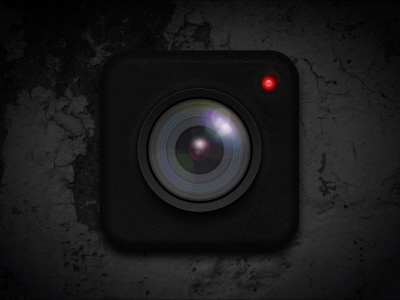 Camera Lens Icon camera gleam icon lens light photography red