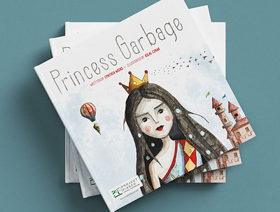 Princess Garbage / Children's Book branding characterdesign childrens book childrens illustration design graphicdesign illustration