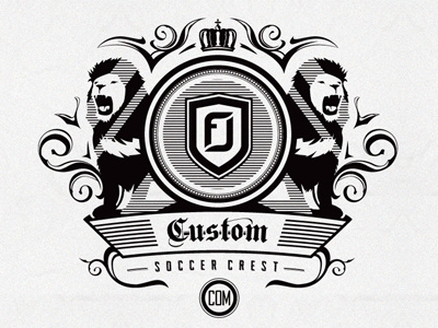 Crest Design Self Promotion custom soccer badge custom soccer crest